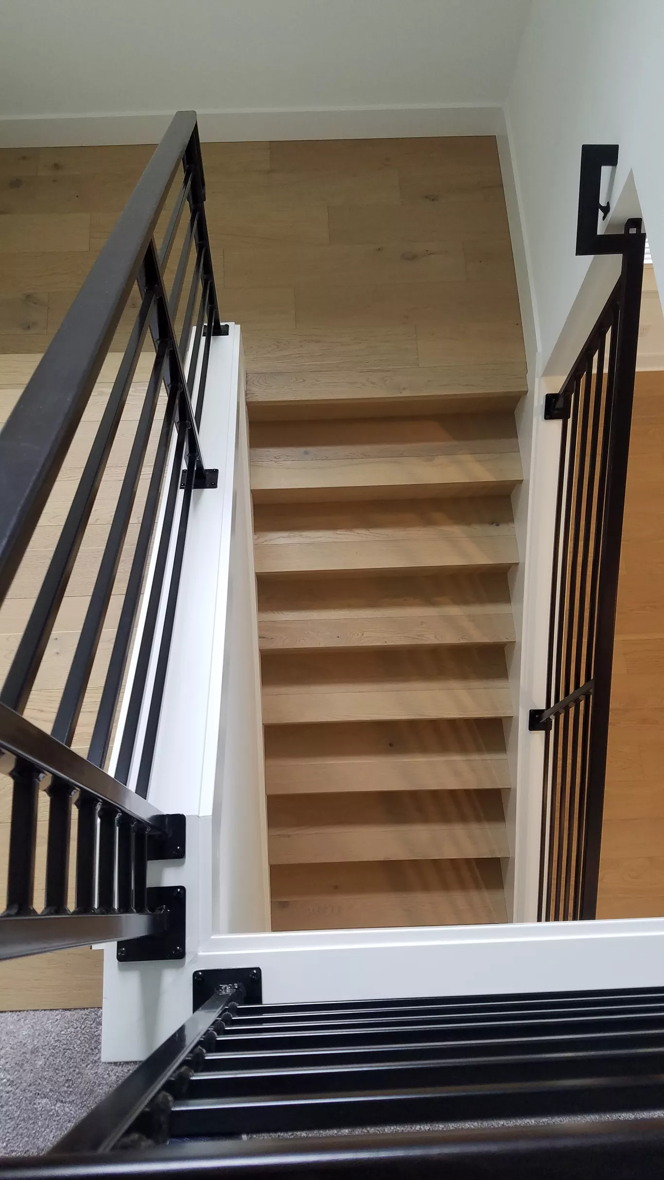 Stairs with LVP flooring